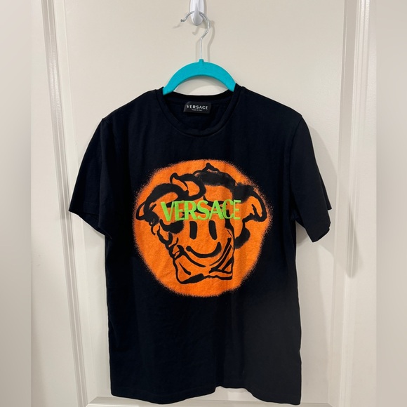 Versace Kid’s Smiley Medusa T-shirt - Picture 1 of 5